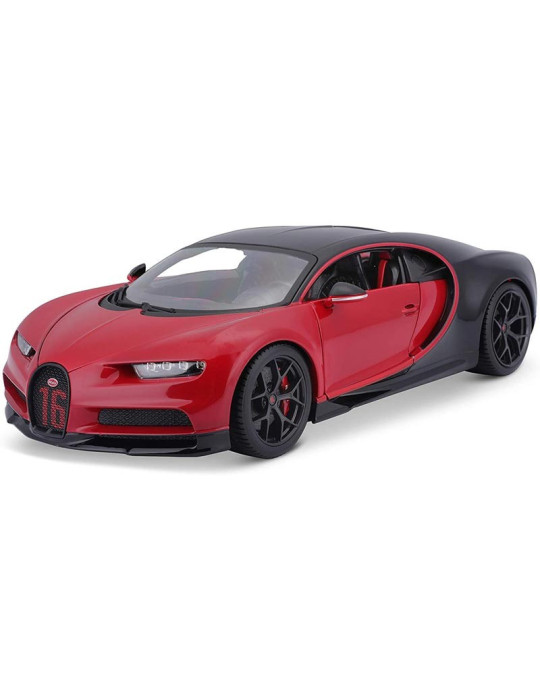 1/18 Bugatti Chiron Sport Rojo/Negro