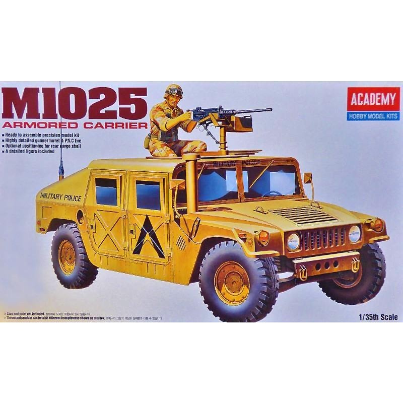 Academy 13241. 1/35 Humvee M1025