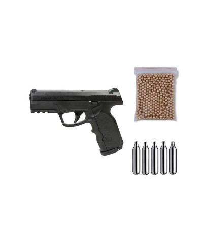 ASG16088 Gamo. Pack Pistola perdigón Steyr M9-A1 Negra Cal.4,5mm
