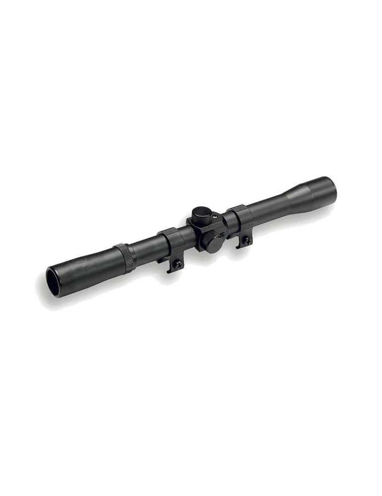 Visor Mira telescópica 4x20. Para Carabinas y Pistolas. Monturas 11mm incluidas