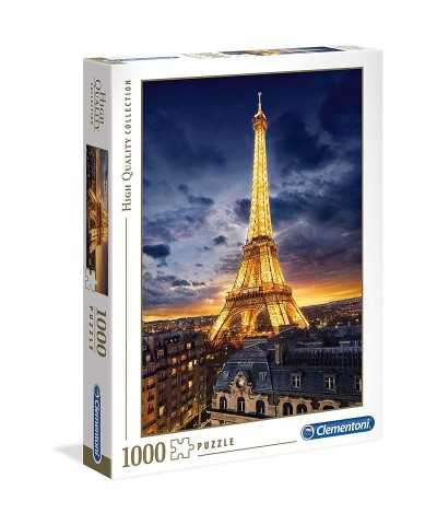Clementoni 39514. Puzzle 1000 piezas Torre Eiffel Iluminada de Noche