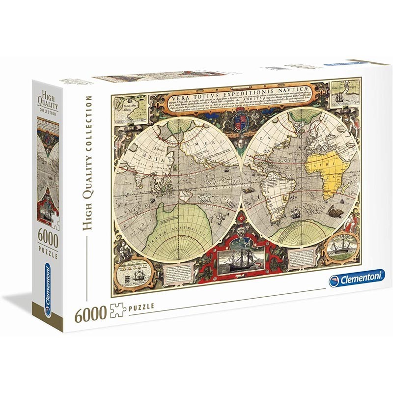 Puzzle 6000 piezas Mapa Antiguo