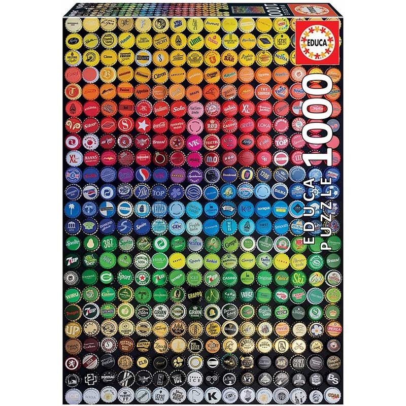 Puzzle 1000 Piezas Collage de Chapas
