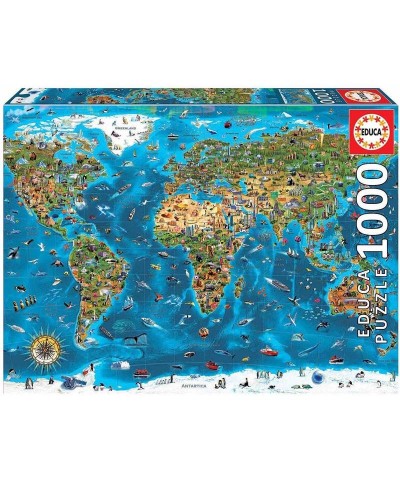 Educa 19022. Puzzle 1000 Piezas Maravillas del Mundo