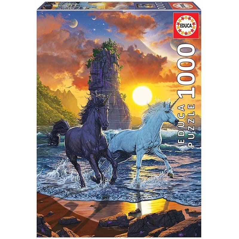 Puzzle 1000 Piezas Unicornios en la Playa
