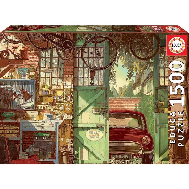 Educa 18005. Puzzle 1500 Piezas Old Garage