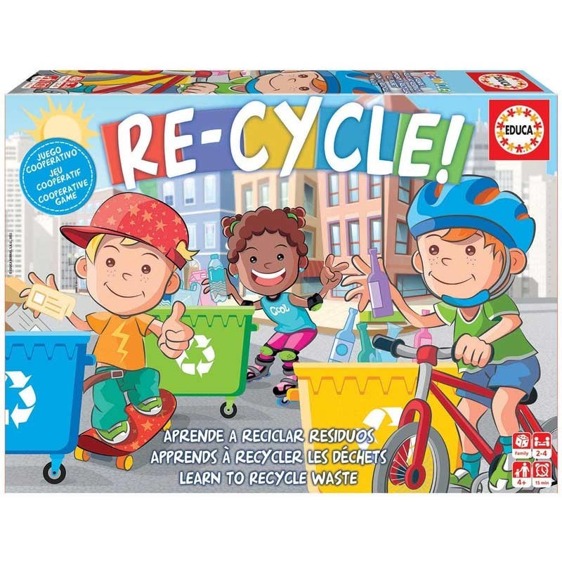 Educa 18852. Juego Re-Cycle! 2-4jug +4 años