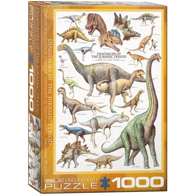 Puzzle 1000 Piezas Dinosaurios del Jurásico