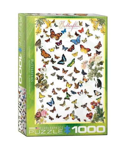 Puzzle 1000 Piezas Tipos de Mariposas