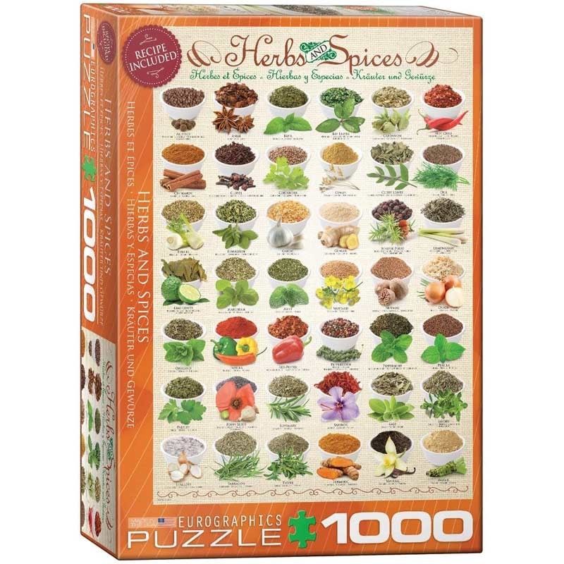 Puzzle 1000 Piezas Hierbas y Especias