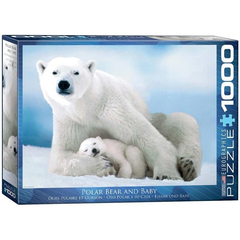 Puzzle 1000 Piezas Oso Polar y Cría