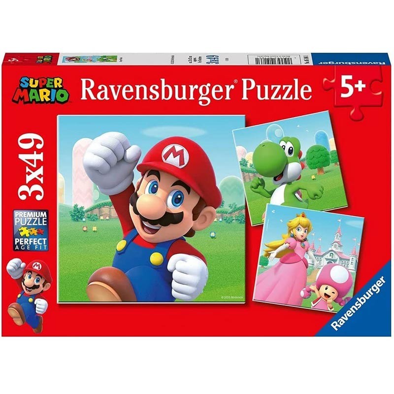 Puzzle 3x49 Piezas Super Mario
