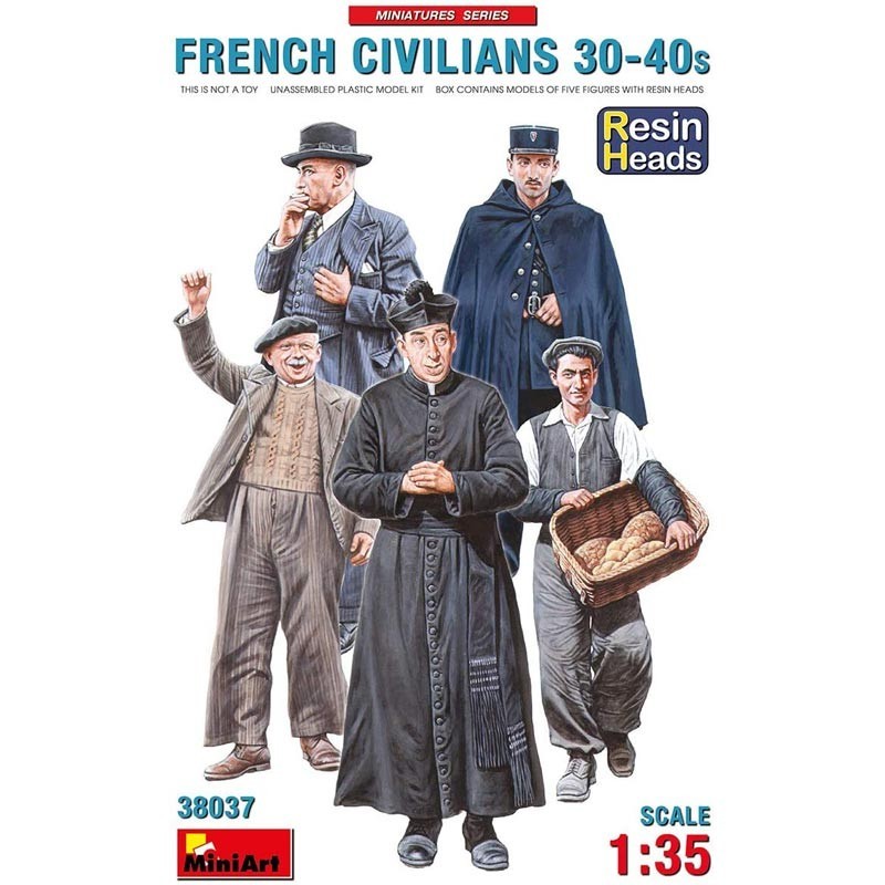 1/35 Civiles Franceses Años 30-40