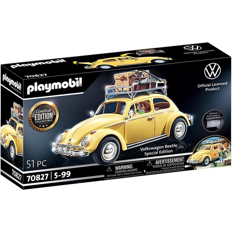 Playmobil 70827. Volkswagen Beetle Amarillo