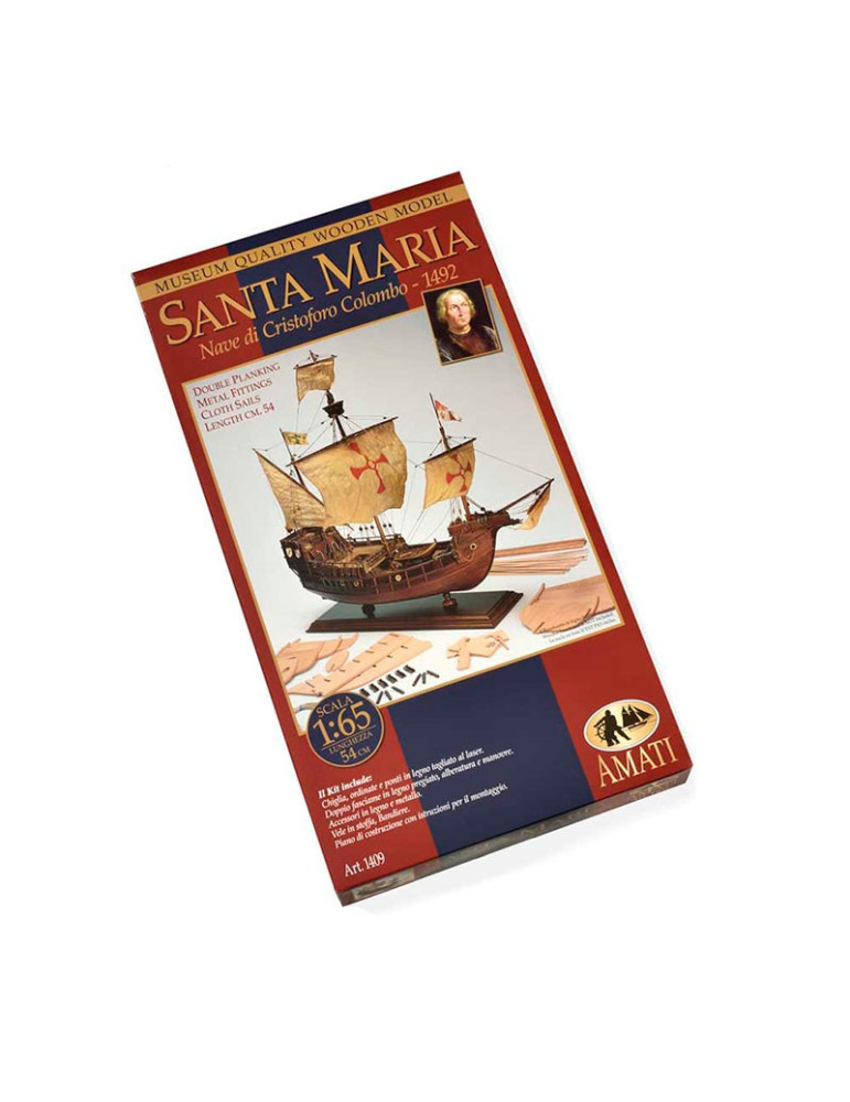 Amati 1409. Maqueta 1/65 Santa María 1492