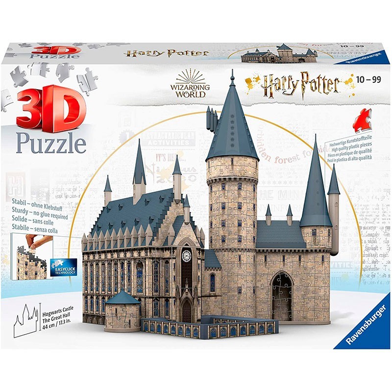 Puzzle 3D 540 Piezas Castillo de Hogwarts