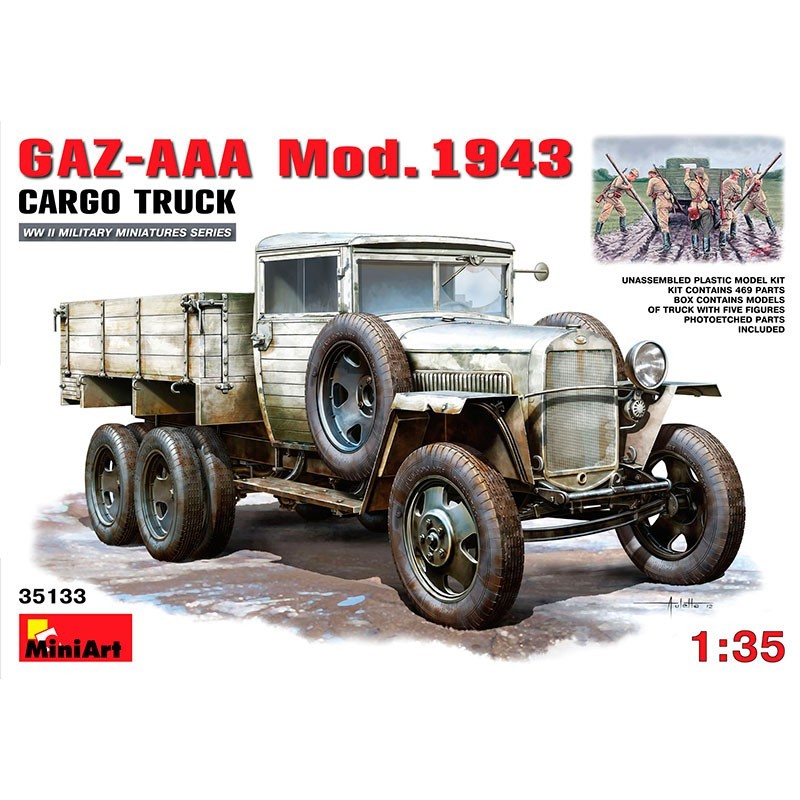 1/35 Camíon GAZ-AAA Mod.1943