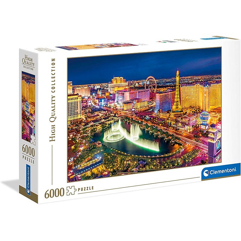 Clementoni 36528. Puzzle 6000 Piezas Las Vegas Iluminada