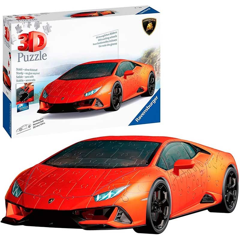 Puzzle 3D 180 Piezas Lamborghini Huracán