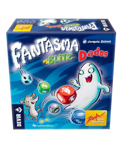 Devir BGBLITZDTR. Juego de Mesa Fantasma Blitz: Dados 2-8jug +8 años