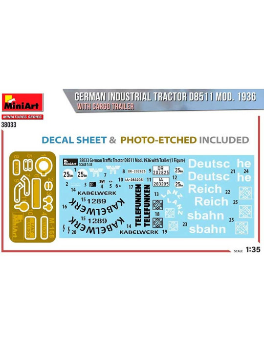 1/35 German Tractor D8511 1936