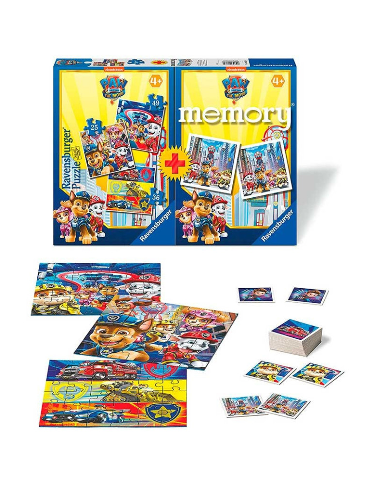 Puzzles Progresivos y Juego Memoria Paw Patrol
