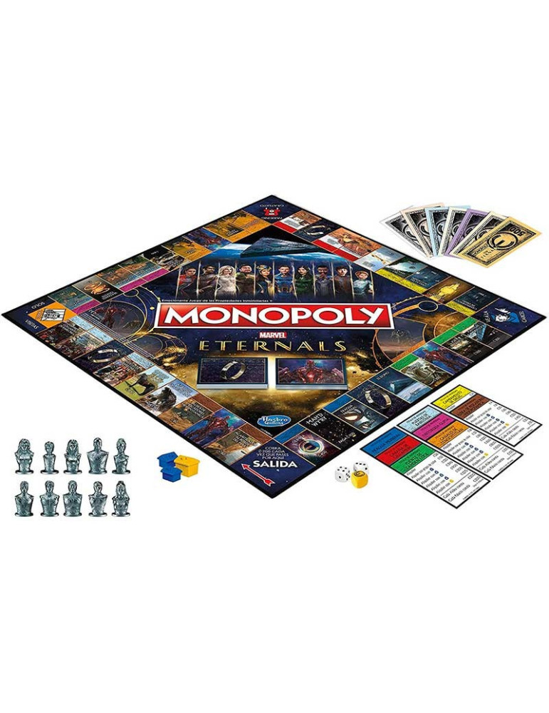 Juego de mesa Extended Play Monopoly Eternals