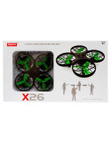 Drone Syma X26. Headless mode, Giros 360º, Salvaobstaculos automático