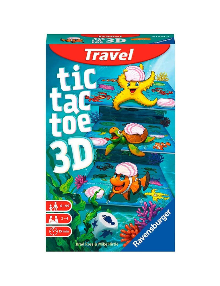 Juego de mesa Ravensburger Tic Tac Toe 3D Travel