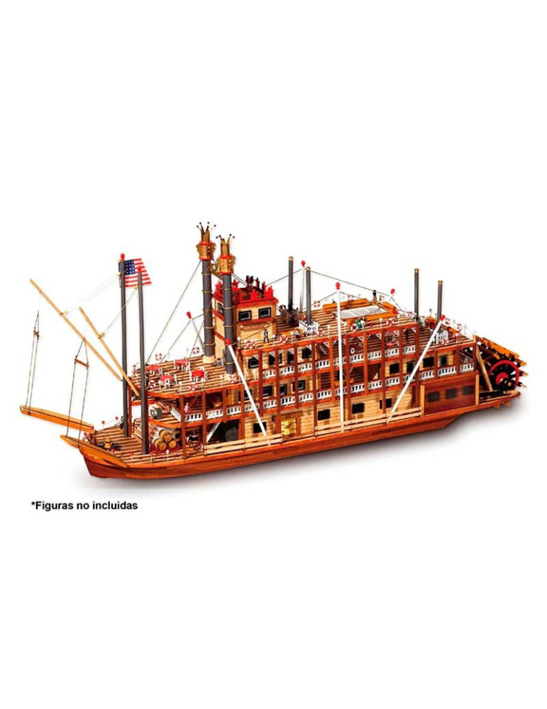 Occre 14003. Kit Montaje Barco Mississippi. Escala 1/80