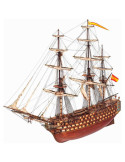 Kit Barco madera Santísima Trinidad. Escala 1/90