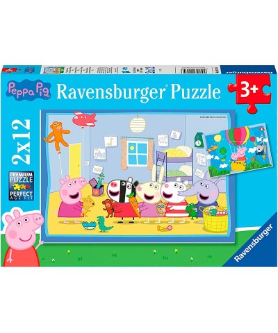 Ravensburger 05574. Puzzle 2x12 Piezas Peppa Pig