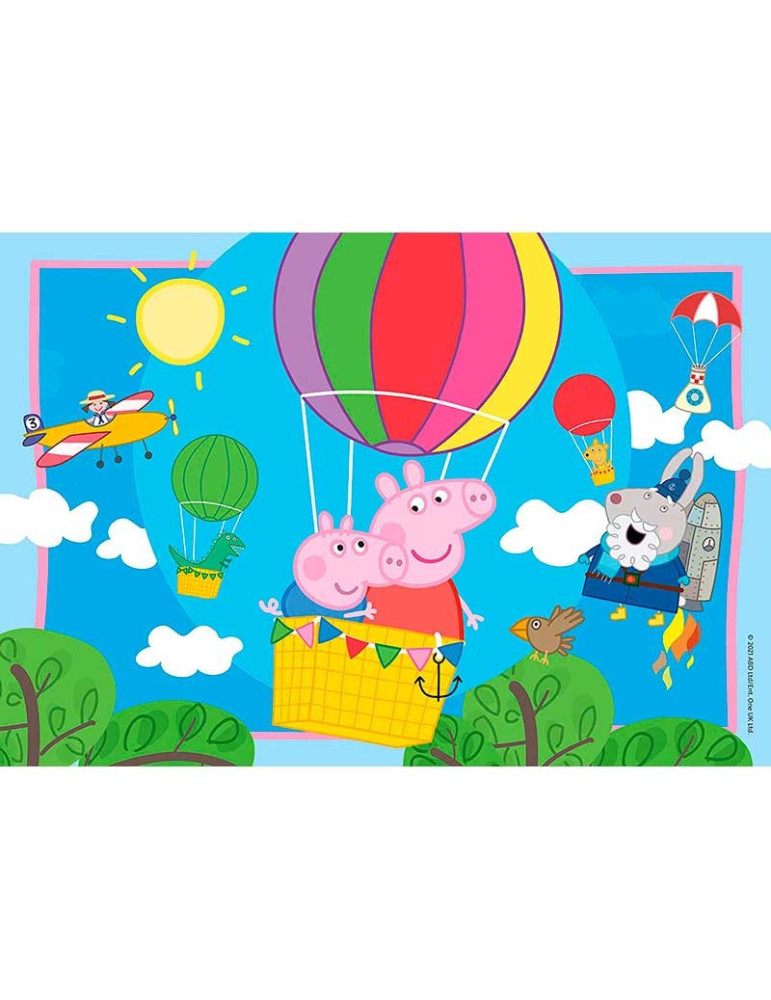 Ravensburger 05574. Puzzle 2x12 Piezas Peppa Pig