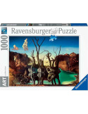 Puzzle 1000 Piezas Cisnes reflejados como Elefantes