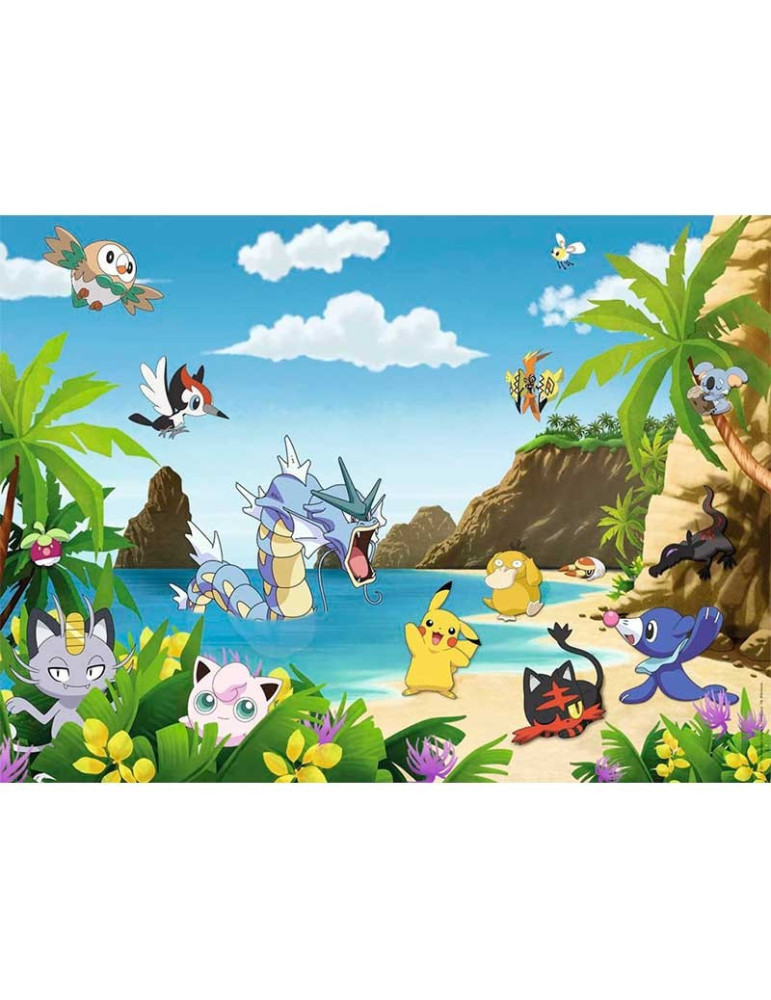 Ravensburger 12840. Puzzle 200 Piezas XXL Pokemon