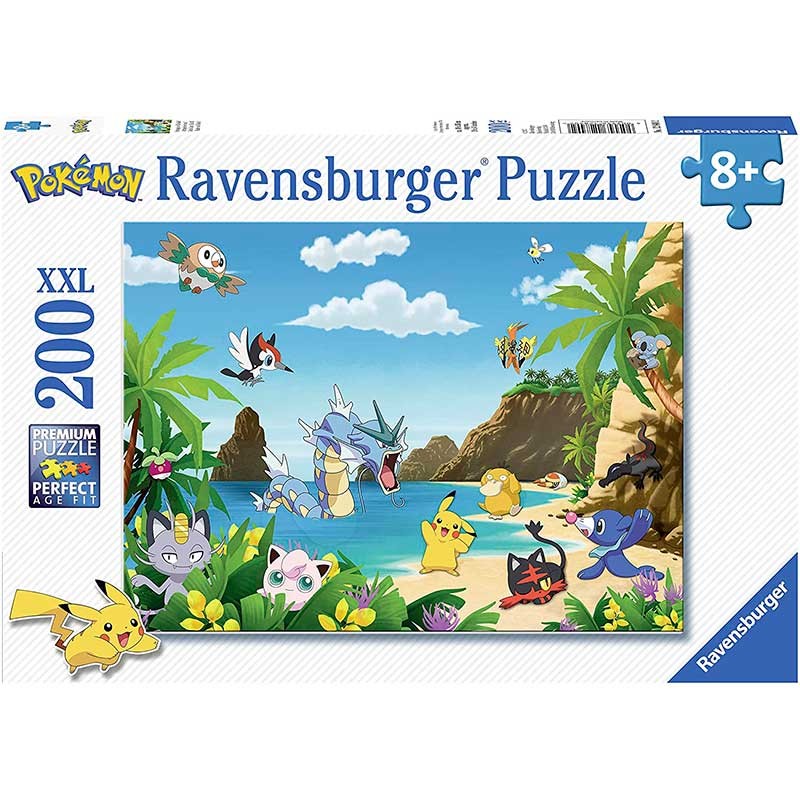 Ravensburger 12840. Puzzle 200 Piezas XXL Pokemon