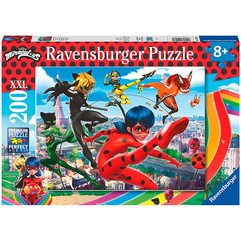 Ravensburger 12998. Puzzle 200 Piezas XXL Miraculous