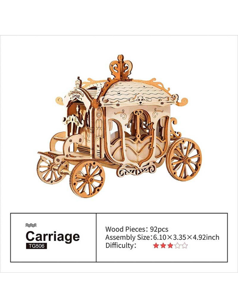 Puzzle 3D Carruaje 92 Piezas