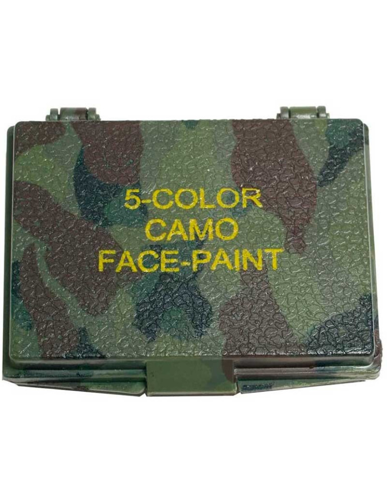 Albainox 33200. Set 5 Pinturas de Camuflaje con Espejo