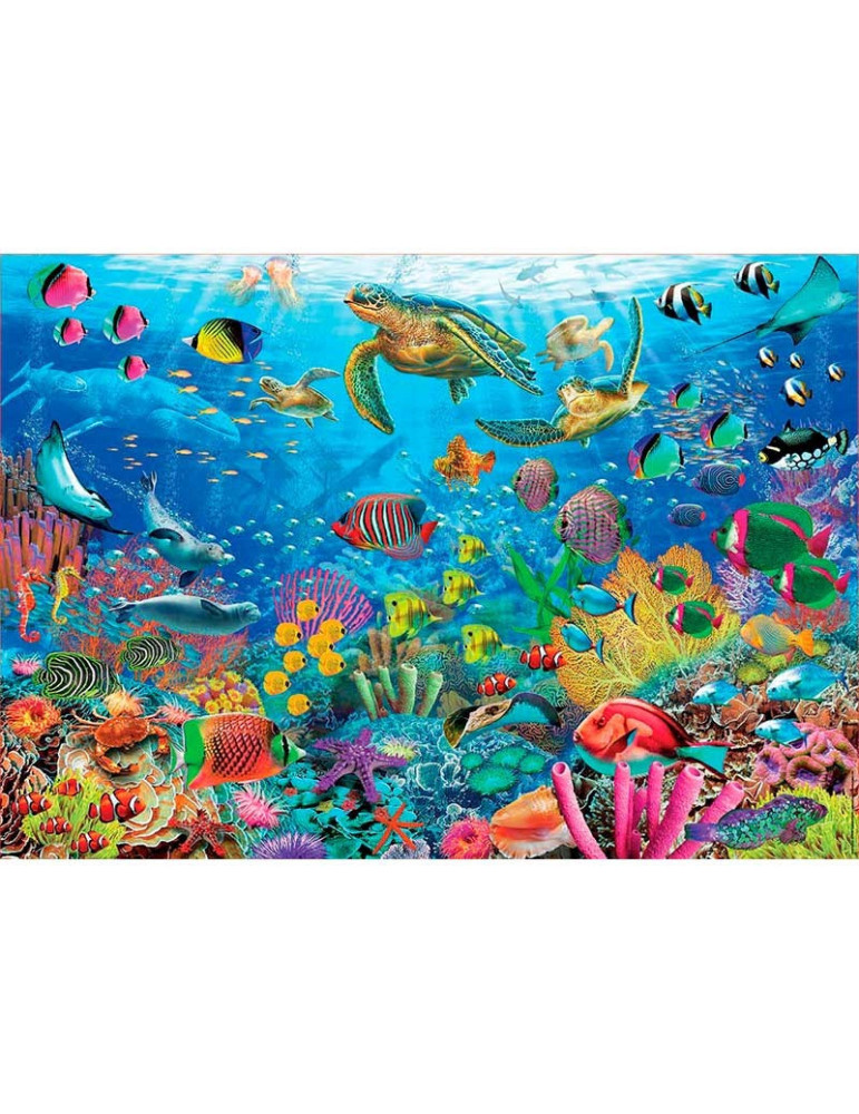Puzzle 1000 Piezas Tortugas en el Paraíso