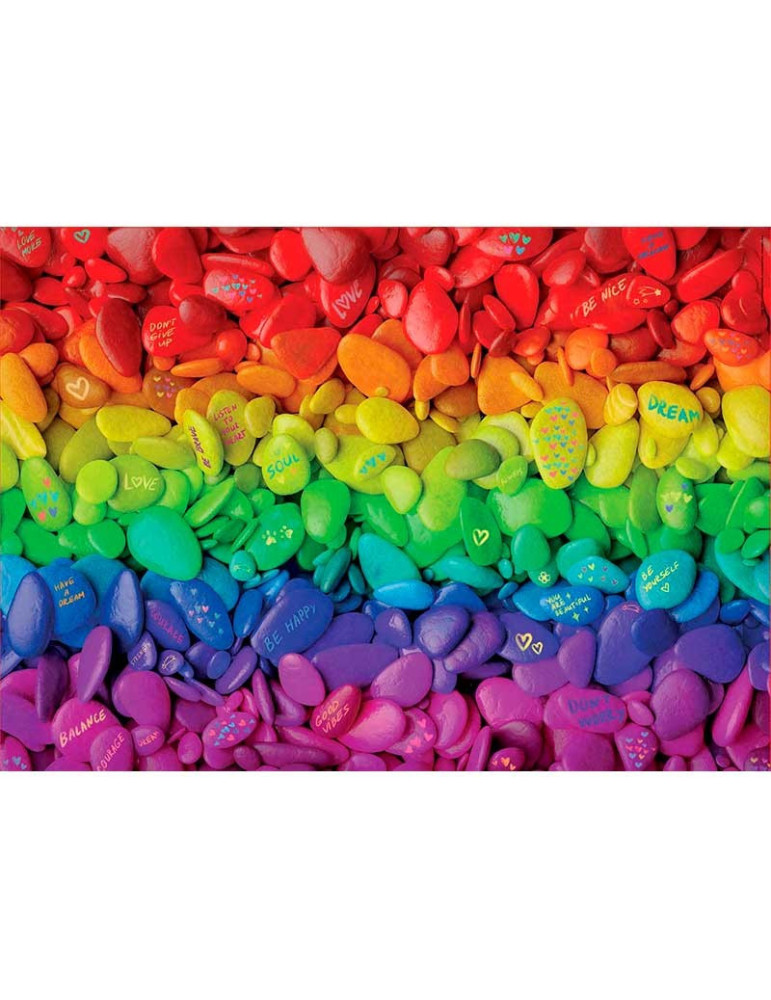 Puzzle 500 Piezas Piedras de Colores