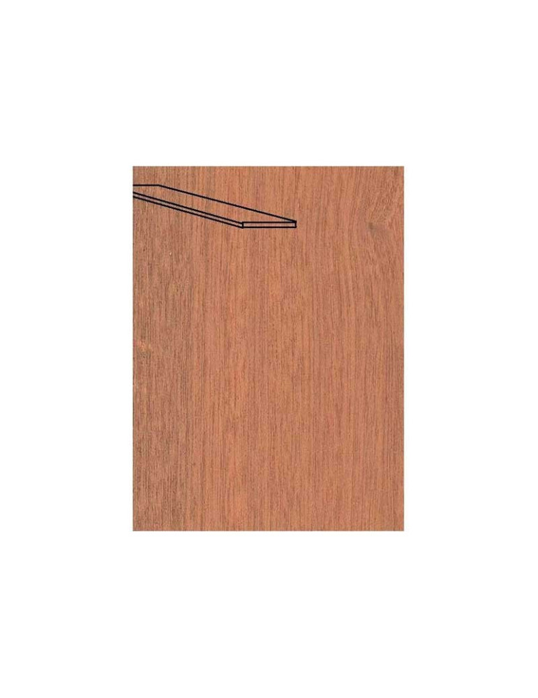 Paquete 20 Listones Sapelly 0,6x6mm. 100 cm largo