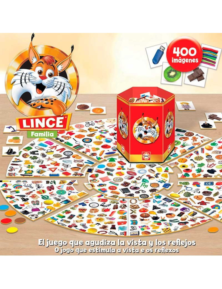 Juego de mesa Educa 19207 Lince 400 Imágenes | Outletdelocio