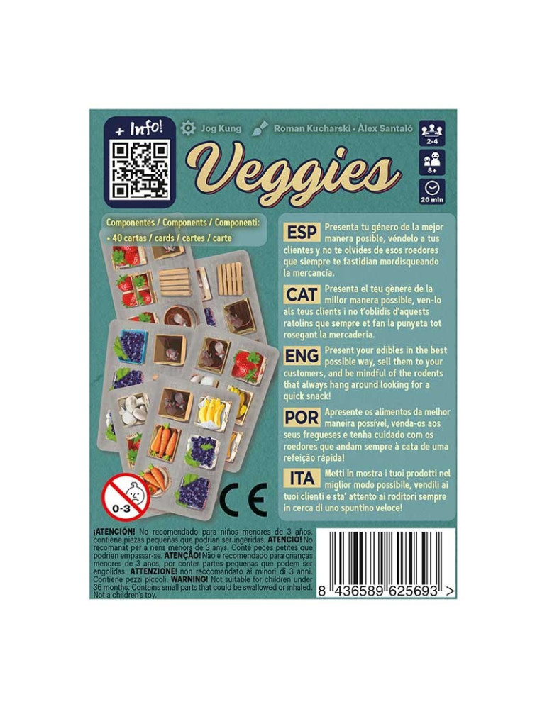 Juego de mesa Devir Veggies | Outletdelocio