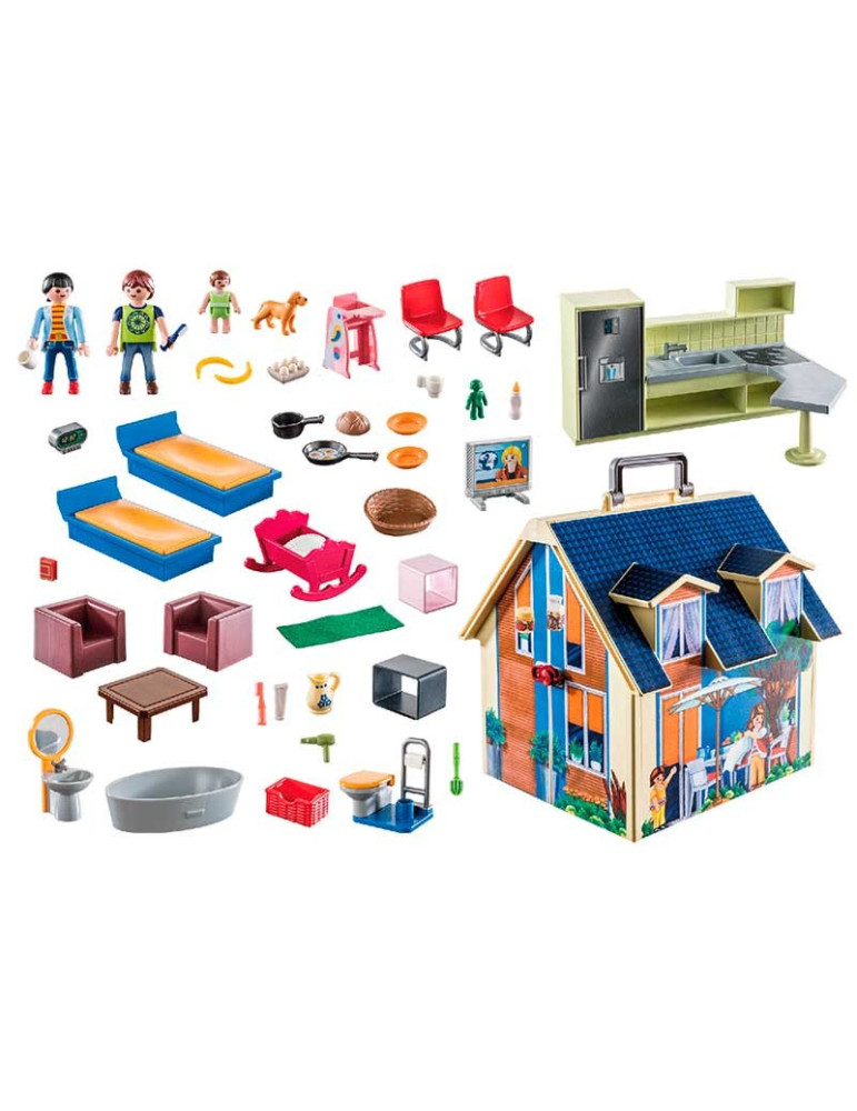 Playmobil 70985. Casa de Muñecas en Maletín