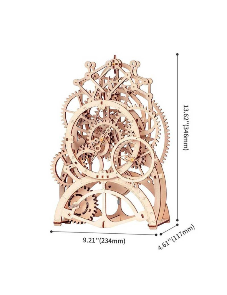 Robotime ROBLK501. Puzzle 3D Reloj Péndulo 166 Piezas