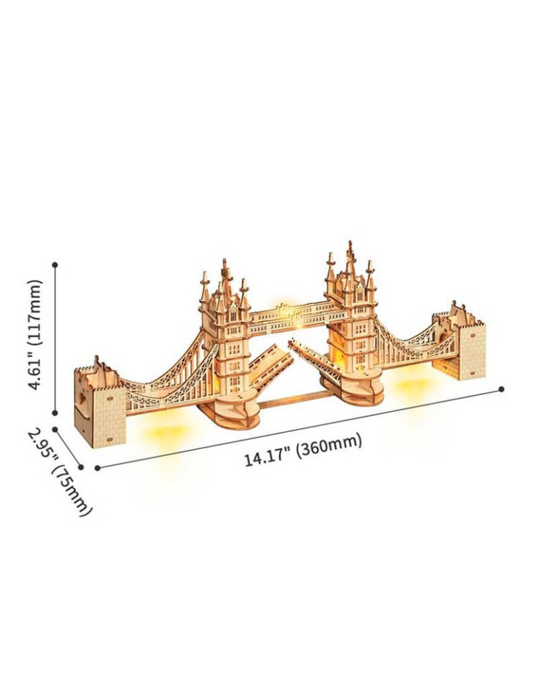 Puzzle 3D Tower Bridge 113 Piezas