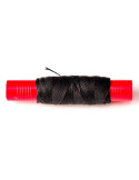 Madeja Hilo Algodón Negro 0.50mm 20m