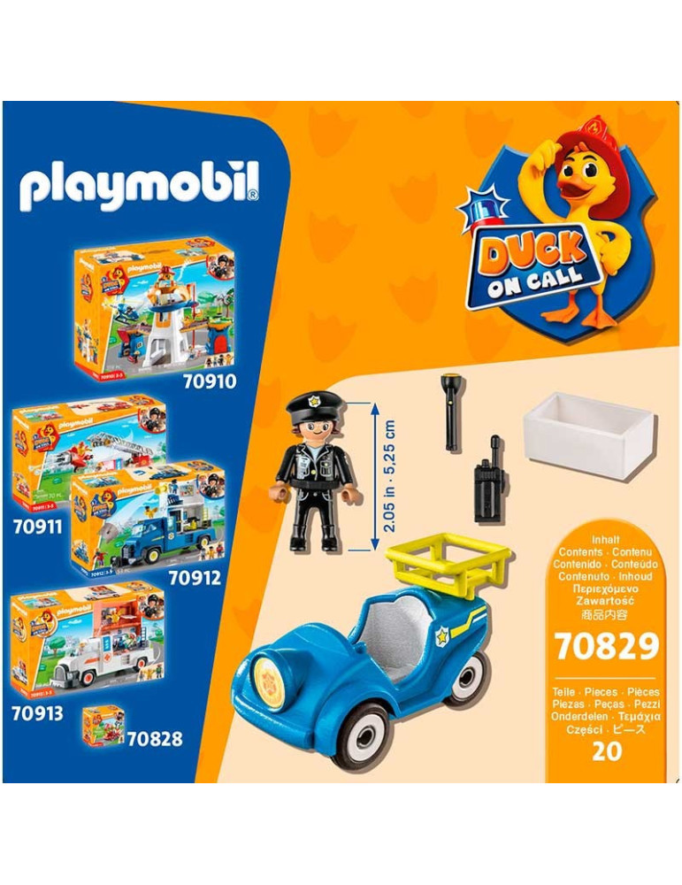 Playmobil 70829. D.O.C - Mini-coche de Policía