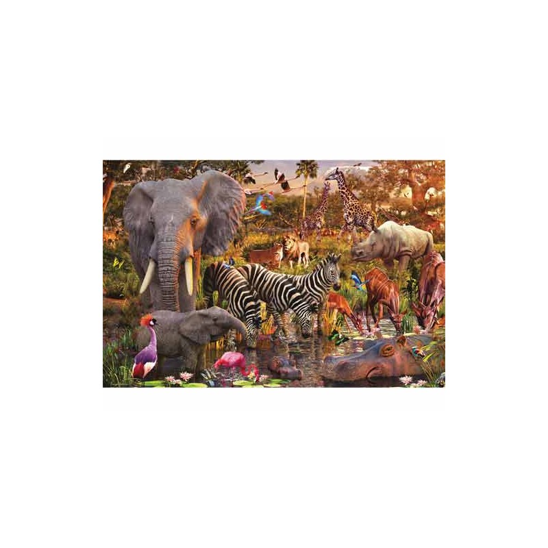 170371. Puzzle Ravensburger 3000 piezas Animales africanos